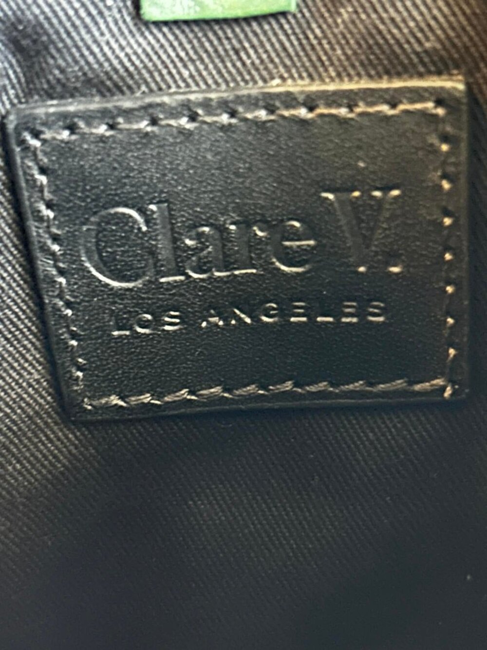 NWT CLARE V. Poche Boho Hand Woven Leather Mini Pouch Bag MSRP $245 - Picture 9 of 11